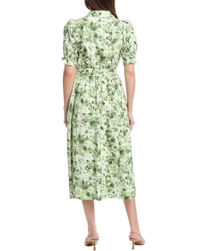 Image of Anne Klein Women's Shirt Dress with Puff Sleeves