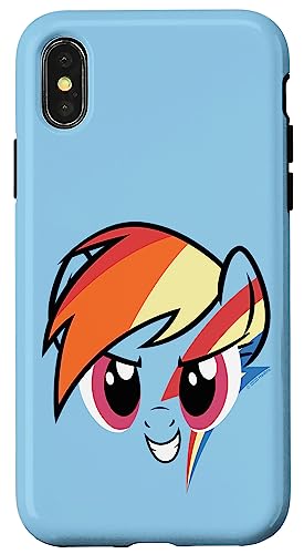Coque iPhone X XS My Little Pony protection antichoc étui rigide poney