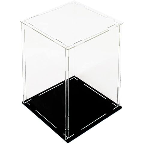 Acrylic 4×4×4 inch high Transparent Storage Display Box, Suitable for Model Storage and Organization Cover