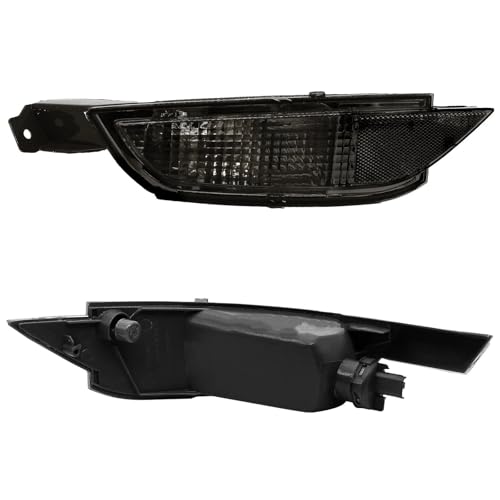 Automóvil Reflector Freno Luz Para Ford Para Fiesta WT Mk7 2008-2016 Luz Trasera Freno Reflector Parachoques Trasero Lámpara Negra Ahumada Niebla LR Accesorios Coche Luz Antiniebla Trasera Señal