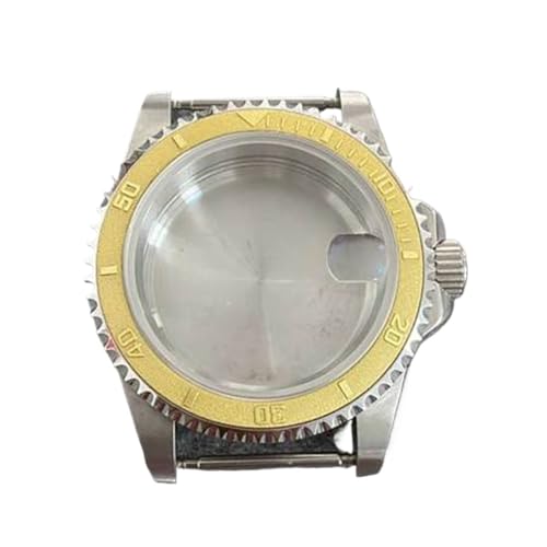 [X] 39.5mm XeXX`[ AeB[NP[X 120NbN Px[ g Tt@CA ~[ EHb`P[X Fit For NH35 NH36 NH34 [ugɓK(Convex gold)