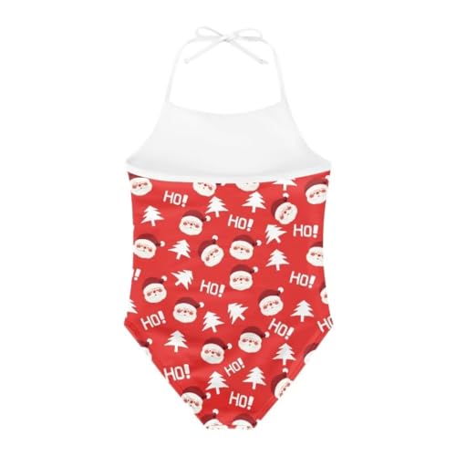 Image of Cute Christmas One-Piece Swimsuits Beach Swimwear Bathing Suit for 3-10 Years Girls