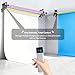 Alluneitter 4Roller Electric Backdrop Support System Wall Mount Motorized Electric Background Roller with Remote for Studio Live Game Video Background Home, Compatible with Light Stands, Wall, Ceiling