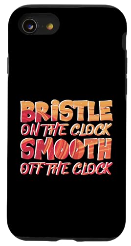 BRISTLE ON THE CLOCK SMOOTH OFF THE CLOCK �X�}�z�P�[�X iPhone SE (2020) / 7 / 8 �p