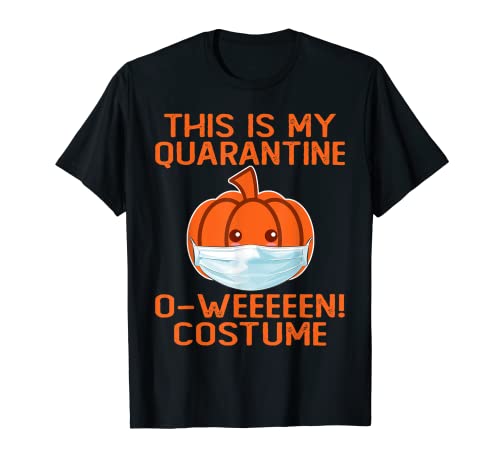 Este es mi disfraz de cuarentena divertido Halloween 2020 Camiseta