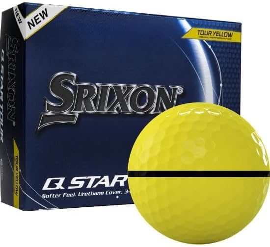 2024 Srixon Q-Star Tour 5 Yellow AlignXL Golf Balls