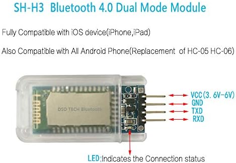Amazon Com Dsd Tech Sh H3 Bluetooth Dual Mode Module For Arduino Compatible With Iphone And Android Phone Replacement Of Hc 05 Hc 06 Electronics Amazon Com Dsd Tech Sh H3 Bluetooth Dual Mode Module For Arduino Compatible With Iphone And Android Phone Replacement Of Hc 05 Hc 06 Electronics