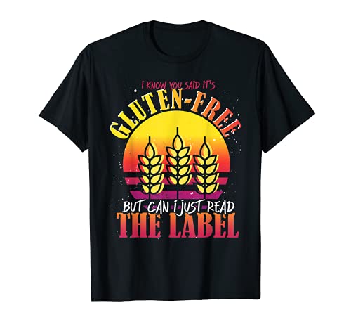 Cadeaux Sans Blé Régime Sans Gluten Coeliaque - Sans Blé Régime Maladie Cœliaque Retro Sans Gluten T-Shirt