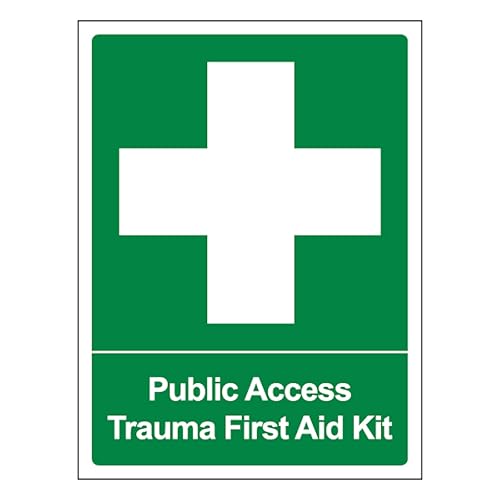 Kit de premiers secours V Safety panneau robuste 2 mm pour signalisation durable