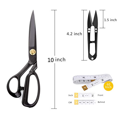 Schneiderschere für Linkshänder 25,5 cm von Donrime, Stoffschere