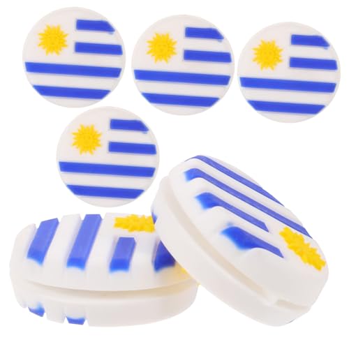 OSOLADY 6Pcs Tennis Racket Vibration Dampeners Durable Silicone Shocking Absorber for Reducing Impact Tennis Racket Supplies for Improved Performance