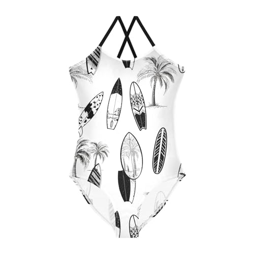 Toddler Surfboards Palm Trees One Piece Swimsuits for Girls 3T 202c1856