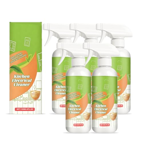 QPJUVC Detergente multiuso da cucina, detergente per elettrodomestici con formula naturale per forno, fornelli, cappa e superfici domestiche (5)