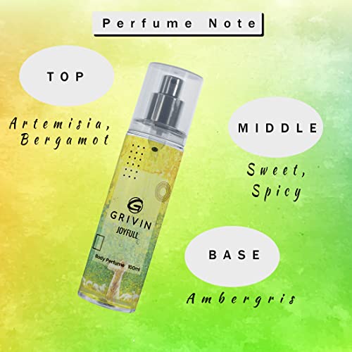 Image of Combo of (Joyfull, Mystic Spell, River Heaven, Amuse) Body Perfume (each 100 ML)