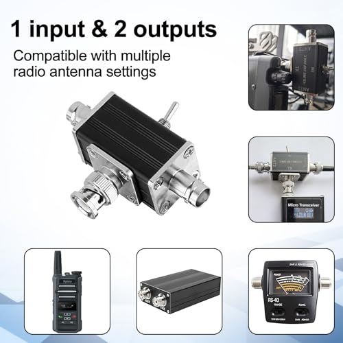 Commutateur coaxial d'antenne pour éviter de débrancher vos câbles