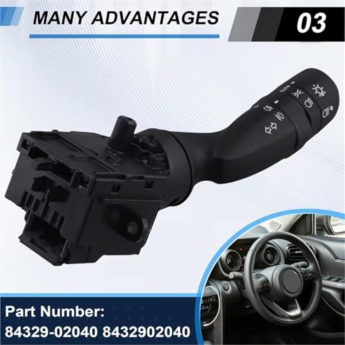 Interrupteur phare et clignotant réactif pour commande fluide sur Corolla - 4