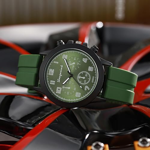 Weicam 6 Pcs Wholesale Watches Unisex Simple Silicone Band Analog Quartz Wristwatches Sport Watch4