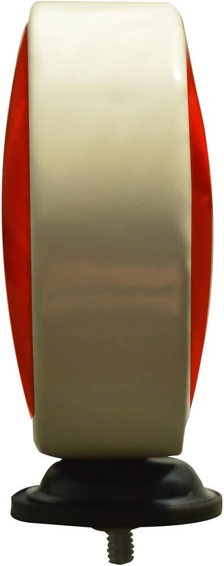 Set di luci Double Face 12v con Corpo Bianco Adatto per Camion rimorchio e Veicoli universali (Rosso)