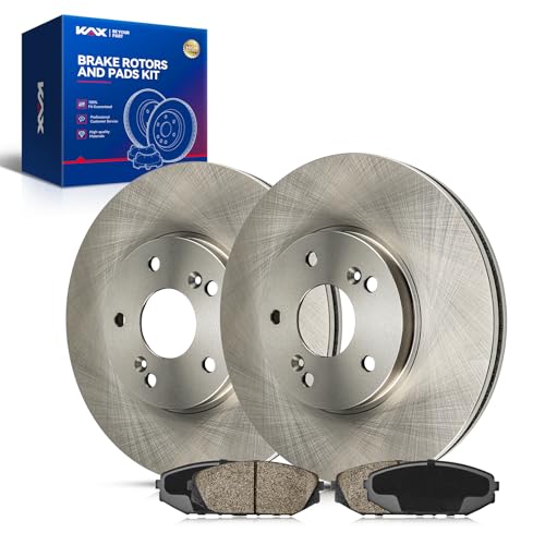 KAX Front Brake Kit, OE Brake Rotors and Ceramic Brake ...