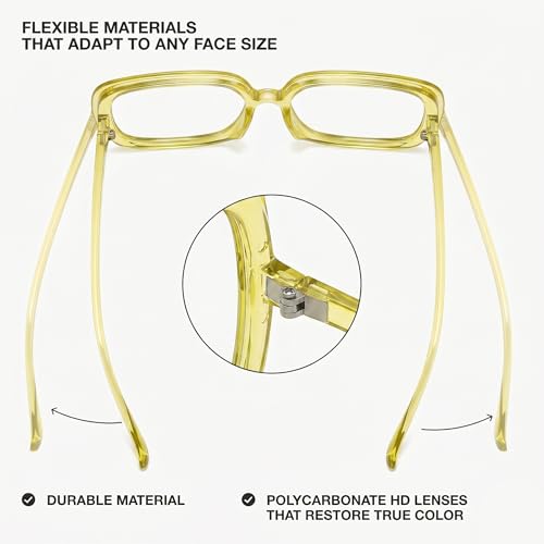 Image of miyya Blue Light Blocking Glasses for Women, Blue Light Glasses for Women Oversized Fashion Glasses