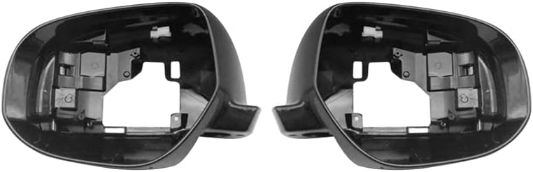 Side Mirror Frame Holder for Mitsubishi Outlander 2013-2018 Glossy Black wing housing 2014 2015 2016 glass surround trim replace (left side LH)