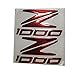 Motocicleta 3D Emblema Insignia de la Etiqueta Tank Wheel Z1000 Pegatina Calcomanía Reflectante Suave para Kawasaki Z1000 Z 1000 Decoración de Motos (Color : 4)