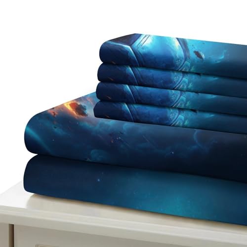 Housse de Couette Football Spatial 3D Microfibre Super King 260x220cm - 7