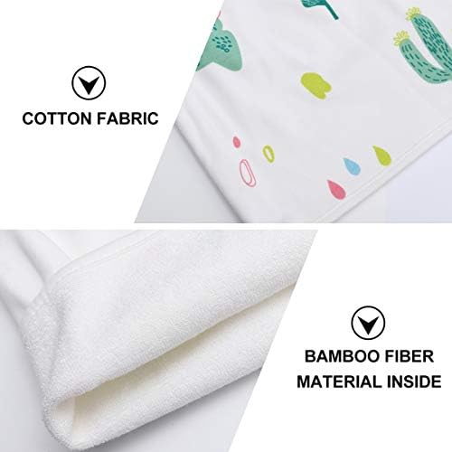 Toddmomy Toddler Potty Training Pants Cotton Unisex Baby Pee Underpants Baby Diaper Skirts for Baby Boy and Girl Night Time Sleeping Bed Clothes for Potty Training (Cactus)