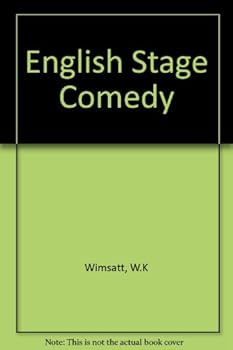 Hardcover English Stage Comedy. [Unknown] Book