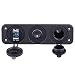 Cllena Dual USB Socket Charger 4.2A & LED Voltmeter + 12V Power Outlet + ON-Off Rocker Toggle Switch Four Functions Panel for Car Marine Boat RV Truck Camper Vehicles (Blue)