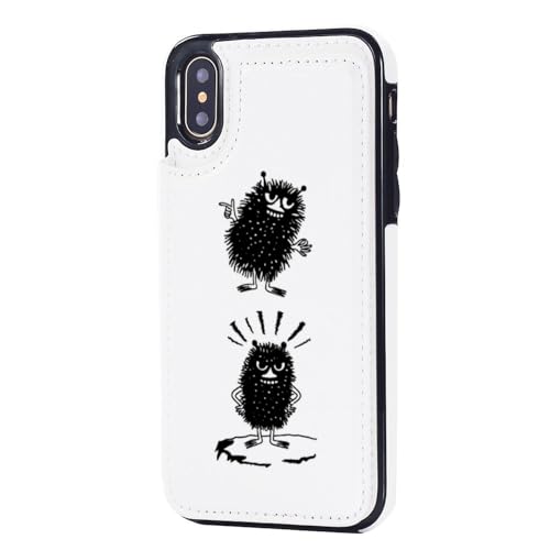 For iPhone XS Max �Ή� �P�[�X �蒠�^ ���[�~�� �_�u���{�^���^ ���u���@�\ ���z�^ �v���~�A�����U�[�E�H���b�g�P�[�X, �}�O�l�b�g�� ���G��ǂ� �������U�[ �_�炩��tpu�P�[�X �J�[�h���[ ���^ �y�� 360�x�ی� ##-B60SPL