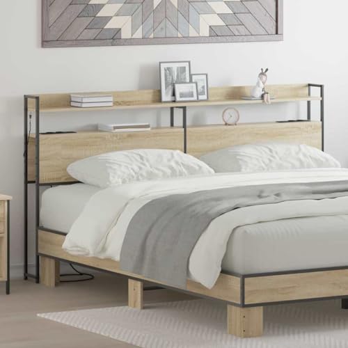 Emmtore Cabecero con Estante Roble Sonoma