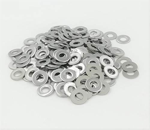 Tuanie Lnanqing-Arandela de Sellado 100pcs m3 304 Acero Inoxidable arandela Plana arandela Plana Junta Plana, Robusto y Duradero