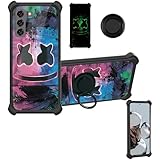 Aroepurt Sky Elite B63 Case Compatible with Sky Devices Elite B63 Phone Case Cover [Hard PC + Soft Silicone][Ring Support] [Luminous Effect] YGH-BQ