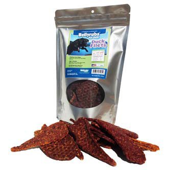 Bellyrubs Duck Fillet Strips for Small to Large Dogs 10oz | Real Duck Jerky Sticks | All-Natural Gluten & Grain Free Duck Jerky Treats| High Protein Dog Training Chews | Made in USA