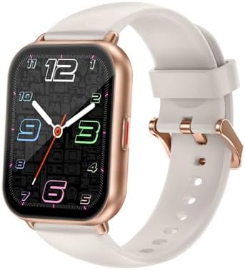 （16:30時点） RUIMEN スマートウォッチ iPhone アンドロイド対応 通話機能付き Smart Watch 歩数計 腕時計 着信＆メッセージ通知 懐中電灯 天気予報 音楽制御 100+種類運動モード 文字盤 IP68防水 長持ちバッテリー ストップウォッチ 目覚まし時計 長座注意 スマホ探す 日本語説明書 交換バンド付属