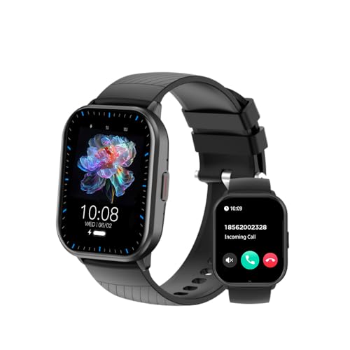 Catálogo de precio de reloj smartwatch más recomendados. 41 2one Relojes Smartwatch Nuevo, Reloj Hombres Digital 2.02'' Pantalla con Impermeable IPX68, Monitor De Frecuencia Cardíaca/Oxígeno en Sangre/Presión Arterial/Podómetro (Negro)