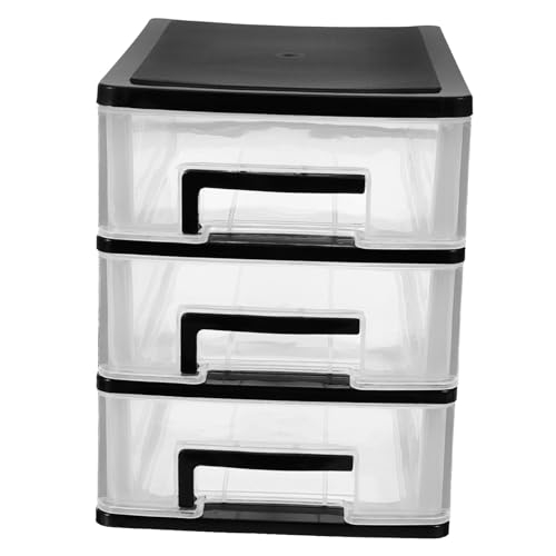 Armoire de rangement plastique transparent pour bureau salon et étude