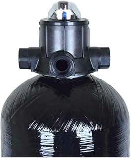 Aqua True Blue Whole House Fluoride Removal Water Filter - Bone Char - 2 Cubic Ft + Manual Valve