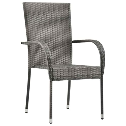 Chaise à dîner pour intérieur extérieur empilable pour optimiser l'espace