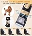 Petsaunter Dog Clippers for Grooming, 4-Speed & LCD, Low Noise Electric Trimmer for Grooming, Cordless Rechargeable Dog Hair Clippers, Super Quiet for Pets with Thick or Heavy Coats(C95)