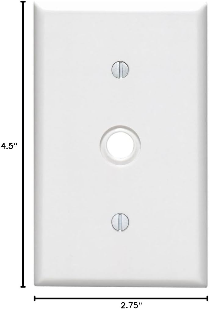 Leviton 88018 Wallplate Dimensions