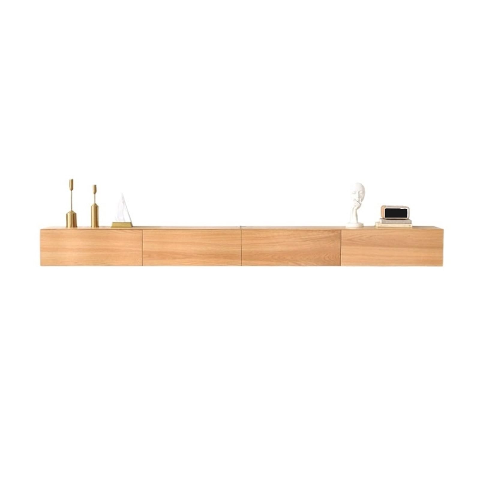 DFGHNBVC Console Entertainment Center Media Console Wall-Mounted Ultra-Thin Wooden Tv Cabinet Entertainment