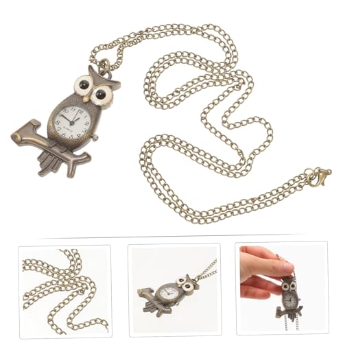 TENDYCOCO Acessórios para relógio de bolso, colar, estilo vintage, relógio de bolso, com corrente, r