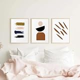 SOBMQ Bilder-Abstraktes Minimalistisches Aquarellposter Mit 