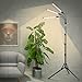 Orchbloom 3-Head Grow Light with Stand and Timer, 27 Watt Power Home Plug LED Grow Lights for Indoor Plants for Tall Houseplants, Bonsai Tree, Seed Starting, 24