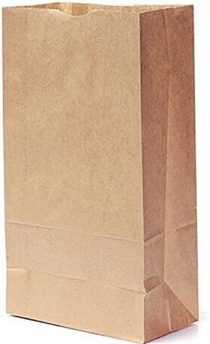 20 x Brown Kraft Block Bottom Paper Bags, Pack Of 20 Heavy Duty Eco Friendly Pack Lunch Bag, for Party Deli, Gift Bags - Image 4