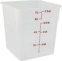Vista 3 de Cambro Contenedor para almacenamiento de alimentos - Serie Clásica Cuadrada - 2 QT (cuartos) - Grado comercial para preparación de alimentos