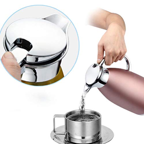 Tetera eléctrica de acero inoxidable 2.3L doble pared miniatura 5