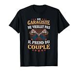 Garagiste Humour Mecanique - Ne Vieillit Pas Prend Du Couple T-Shirt